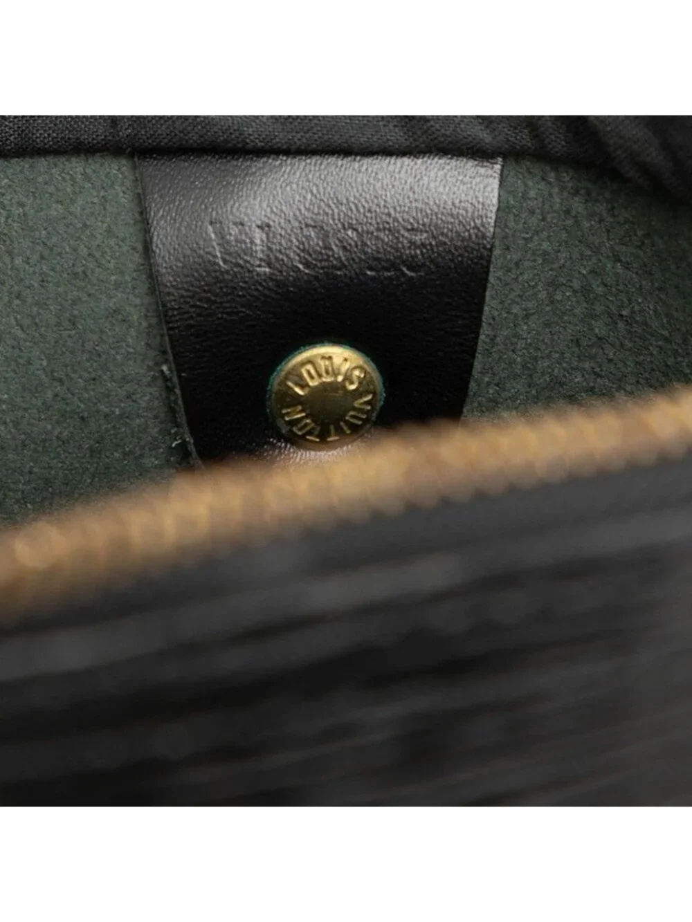 Louis Vuitton Epi Speedy 25 Mini Boston Bag Noir Black Leather